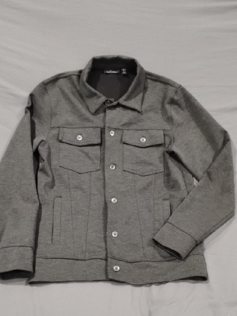 Marc Anthony Men's Heather Gray Shirt Jacket